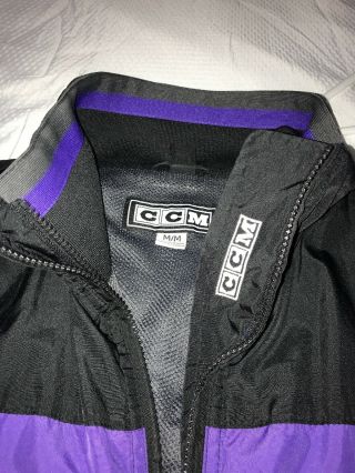 Vintage Los Angeles Kings CCM Center Ice Jacket M/M Throwback Rare 90 ' s 2
