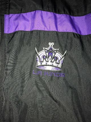 Vintage Los Angeles Kings CCM Center Ice Jacket M/M Throwback Rare 90 ' s 4