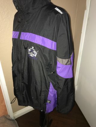 Vintage Los Angeles Kings CCM Center Ice Jacket M/M Throwback Rare 90 ' s 7