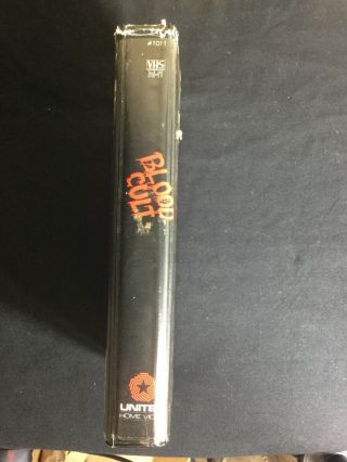 Blood Cult 1985 Rare Clam Shell Big Box Horror VHS United SEE STORE BANND 2