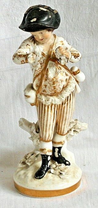 Rare Early C19th Probably Bloor Derby Figure Of A Hunter