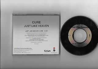 The Cure Just Like Heaven Rare Promo Cd Prcd8825 - 2 Robert Smith Simon Gallup