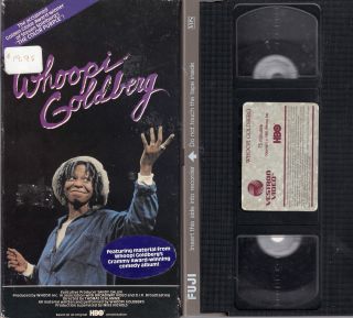 Whoopi Goldberg Live Vhs Tape Vestron Video Va3112 Rare Htf Oop