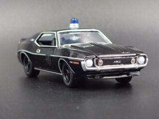 1971 71 AMC JAVELIN AMX POLICE RARE 1:64 SCALE COLLECTIBLE DIECAST MODEL CAR 2