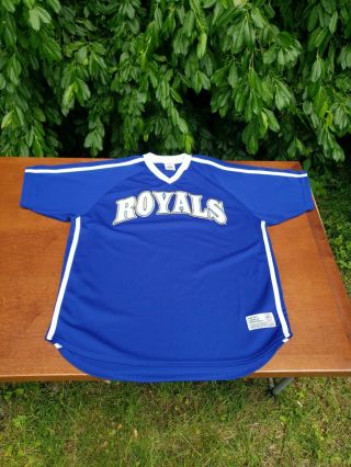 Rare Vintage Kc Royals (1995) Mlb Baseball Jersey True Fan Retro Men 