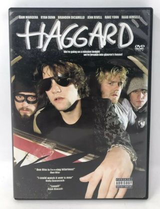 Haggard 2003 Dvd Rare Oop Bam Margera Ryan Dunn Jackass Cky -