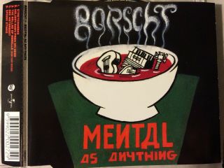 Mental As Anything Borscht Very Rare Australian 5 Track Cd Ep
