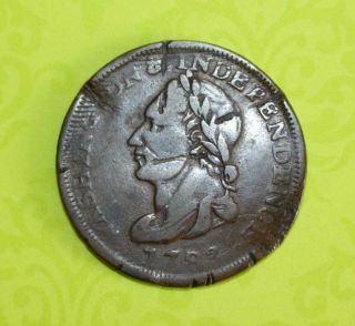 Very Rare 1783 Washington Portrait Piece U.  S.  One Cent Coin