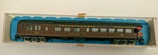 N Scale Rivarossi Pennsylvania Observation Car With Decorated Deck Rare Vintage