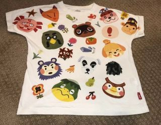Rare - Animal Crossing Nintendo X Uniqlo T - Shirt Kids Size Us (9 - 10)