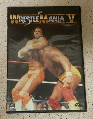 Wwf Wrestlemania 5 (dvd) 1989 Rare Oop Wwe Macho Man Hulk Hogan R1 Us