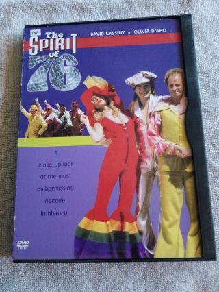 Rare Oop Dvd The Spirit Of 76 David Cassidy Olivia D 