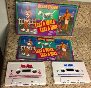 Richard Simmons Take A Walk Take A Hike Cassette Tape 1991 With Booklet (rare)