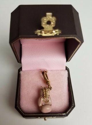 Juicy Couture Boxing Glove Charm Retired Rare Pink Look At Pics