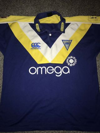 Warrington Wolves Rugby Home Shirt 2007 Large Rare