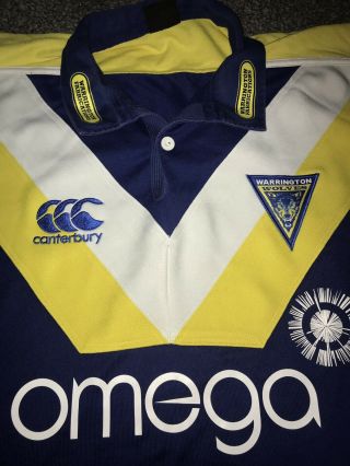 Warrington Wolves Rugby Home Shirt 2007 Large Rare 2
