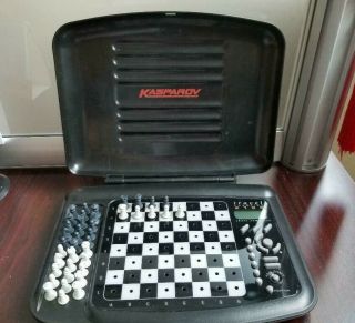 Kasparov Travel Champion 2100 Chess Computer Game By Saitek Electronic Rare
