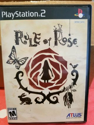 Rule Of Rose (sony Playstation 2,  Ps2,  2006) Cib,  In Near,  Rare