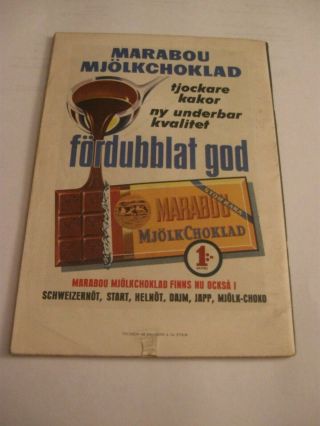 RARE OLD 1958 WORLD CUP FINALS PROGRAMME ENGLAND v SOVIET UNION 2