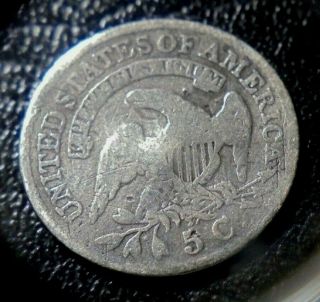 Rare 1830 F - Vf Capped Bust Choice Silver Half Dime Coin Great Shape