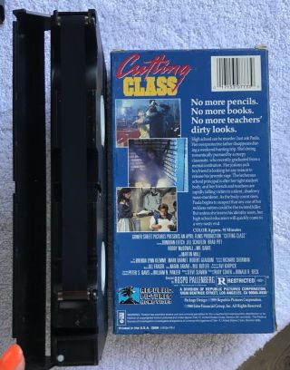 Cutting Class (VHS,  1988) Rare Horror Collectible Cult OOP 2