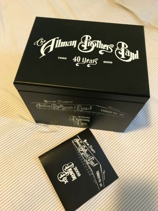 The Allman Brothers 40 years Beacon Box Set York 2009 RARE LIMITED NUMBERED 4
