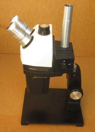 Rare Bausch & Lomb Stereo Zoom 7 with 10x WF Eyepiece with Photoport and Stand 2