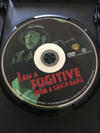 I Am a Fugitive from a Chain Gang (DVD,  1932) Paul Muni Glenda Farrell RARE OOP 3