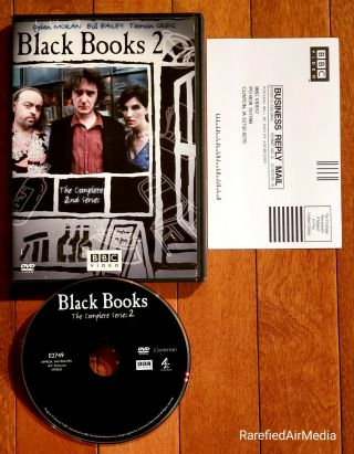Black Books - The Complete Second Series (dvd,  2006) Rare