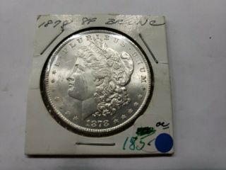 Rare 8tf 1878 P Morgan Silver Dollar 8 Tail Feathers Brilliant Bu Ms Unc