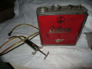 Very Very Rare Enders Camp Stove Items 1 One Ltr Fuel Tin,  Fuel Gasoline Pomp