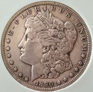 Carson City 1890 Cc Morgan Silver Dollar Estate $1 Rare