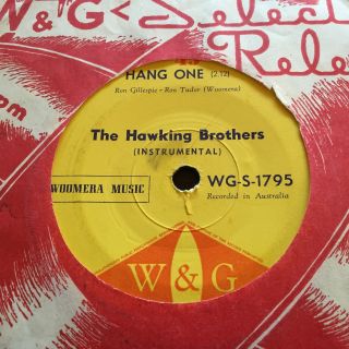 The Hawking Brothers - - Hang One - - Rare 1963 Australian W&g 7 " Oz Country