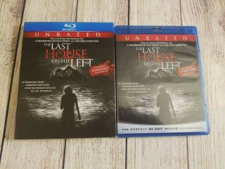 The Last House On The Left (blu - Ray,  2009,  Unrated) W/ Rare Slipcover.  Horror