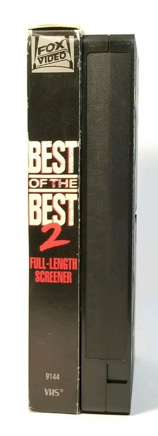 Best Of The Best 2 (VHS 1993,  Rare Screener) VG Eric Roberts 2