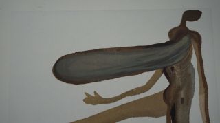 Rare Salvador Dali ' Prodigality ' Signed German Divine Comedy woodcut 4