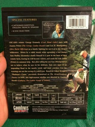 A CRY IN THE WILDERNESS (1974) DVD OOP RARE (Goodtimes,  2001) George Kennedy 2