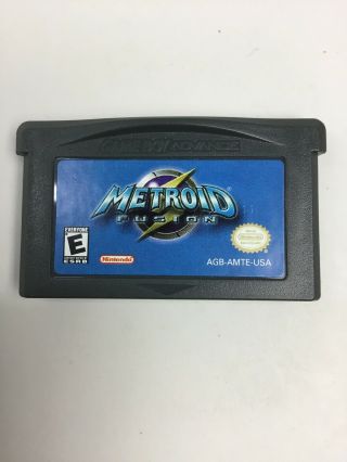 Authentic Metroid Fusion Rare Game Nintendo Gameboy Advance Sp Micro Ds Lite Boy