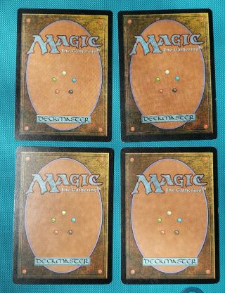 4x Teferi ' s Puzzle Box Rare Visions 7th Ex/LP MTG Magic The Gathering 2