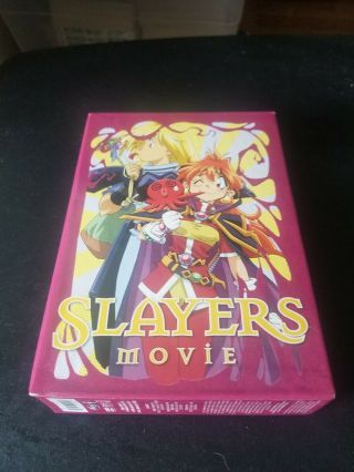 Slayers Movie 5 Disc Boxset Anime Dvd Adv Oop Rare