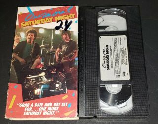 One More Saturday Night Vhs Rare 1989 Goodtimes Homve Video Al Franken Tom Davis