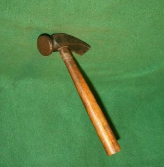 Fine Rare Antique 19th C Cobbler Shoemaker Leather Hammer Inv Pd68