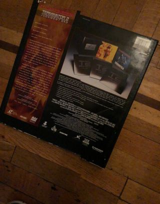 RARE BLUE Terminator 2 T2 Judgment Day Special Edition Laserdisc Set THX 2