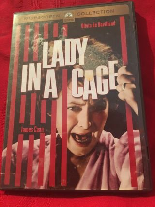 Olivia De Havilland Lady In A Cage James Caan Dvd " Shocker " Rare