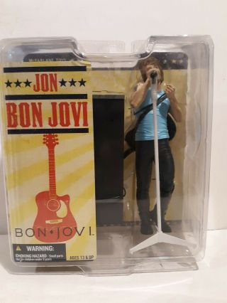 Jon Bon Jovi Action Figure Mcfarlane Toys Rare Vintage 2007