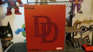 Rare Mezco One:12 Collective Marvel Daredevil Figure Red Suit One Owner