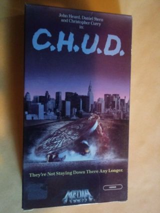 Chud C.  H.  U.  D Vhs Horror Media 1984 Rare Cult Movie Classic
