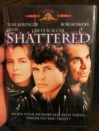 Shattered (1991) Dvd Oop Rare (mgm,  2003) Hoskins Berenger Petersen