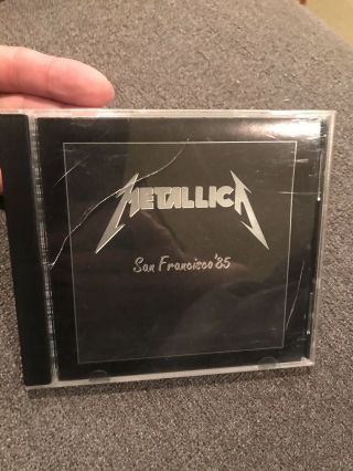 Rare Metallica Bootleg Cd 1985 San Francisco