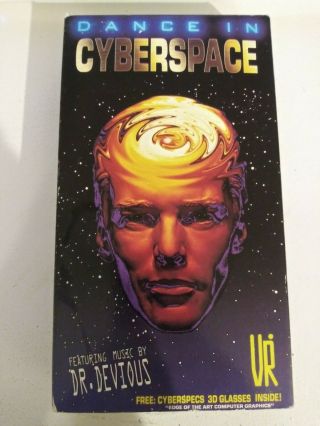 Dance In Cyberspace - (vhs,  1992) Rare With Glasses